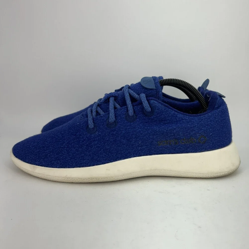 Allbirds Shoes Mens Size 11 Blue Wool Runners Casual Sneakers Golf Lace Up